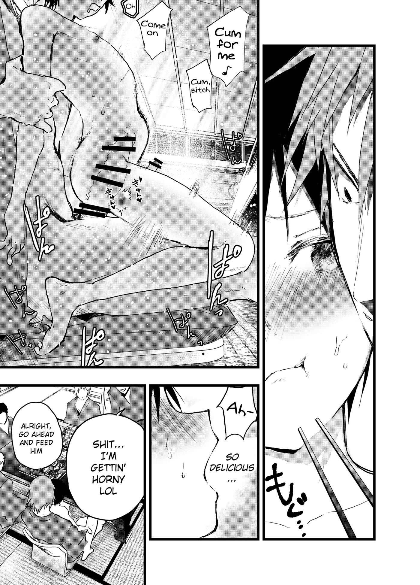 Mesu Ochi Onsen Gasshuku! Dosukebe Inran Renzoku Zecchou! [yaoi] Chapter 1000 Page 62